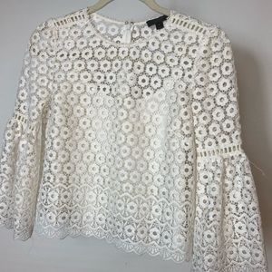 J. Crew Lace Blouse